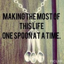 One spoon at a time